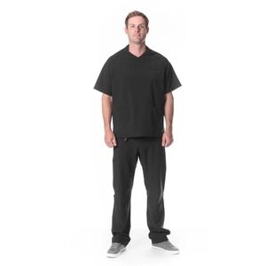 Essential Threads Mens Navy Welby Scrubs Set, Medium